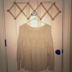 Cream sweater